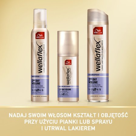 Wella Wellaflex 2nd Day Volume Pianka do włosów 200 ml (5)