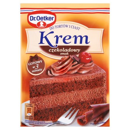 Dr. Oetker Krem do tortów i ciast smak czekoladowy 140 g (1)