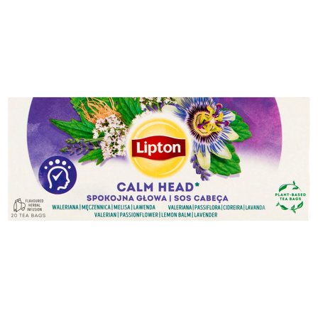 Lipton Herbatka ziołowa z naturalnym aromatem spokojna głowa 26 g (20 torebek) (1)