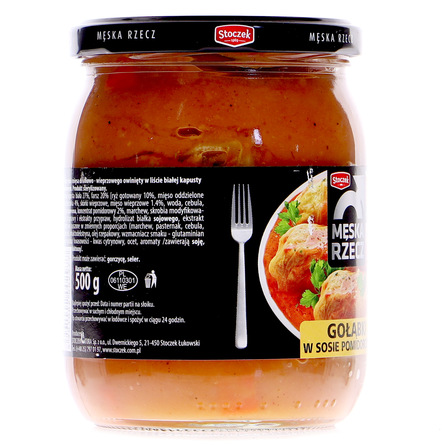 Stoczek Męska Rzecz Gołąbki w sosie pomidorowym 500 g (7)
