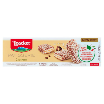 Loacker Patisserie Coconut Ciastka waflowe 100 g (1)