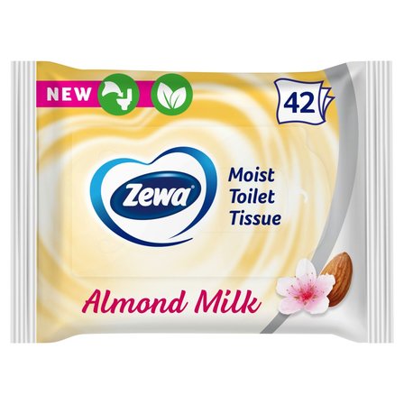 Zewa Moist Almond Milk Chusteczki toaletowe 42 sztuki (1)