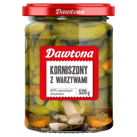 Dawtona Korniszony z warzywami 520 g (1)