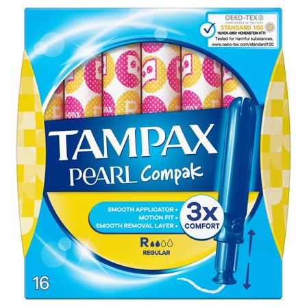 Tampax Compak Pearl Regular Tampony z aplikatorem, x16 (1)