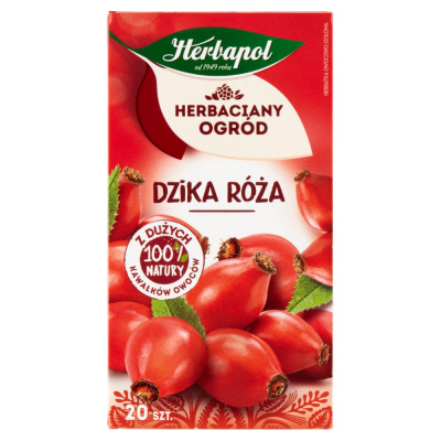 Herbapol Herbaciany Ogród Herbatka owocowo-ziołowa dzika róża 70 g (20 x 3,5 g) (2)