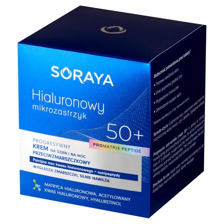 Soraya Hialuronowy Mikrozastrzyk Krem przeciwzmarszczkowy 50+ 50 ml (2)