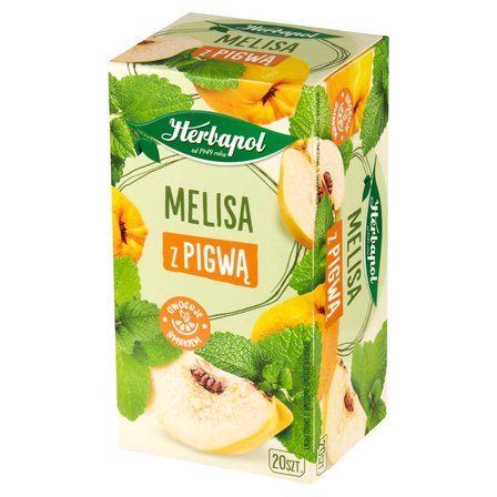 Herbapol Herbatka ziołowo-owocowa melisa z pigwą 35 g (20 x 1,75 g) (2)