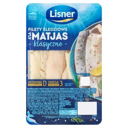 Lisner Filety śledziowe a'la Matjas klasyczne 220 g (1)