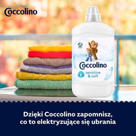 Coccolino Sensitive & Soft Płyn do płukania tkanin koncentrat 1700 ml (68 prań) (2)