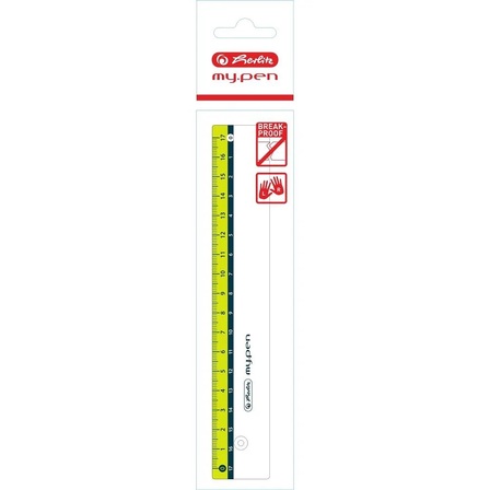 Herlitz Linijka przezroczysta my.pen, 17 cm (1)