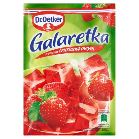 Dr. Oetker Galaretka o smaku truskawkowym 72 g (1)