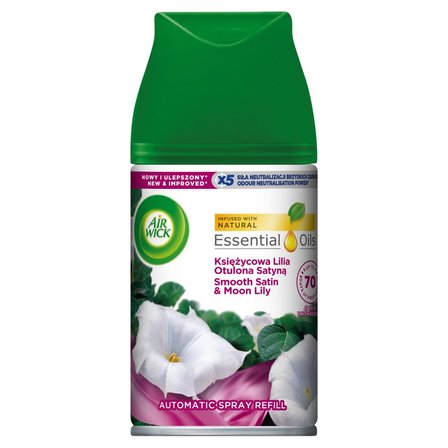 Air Wick Essential Oils Wkład zapachowy księżycowa lilia otulona satyną 250 ml (1)
