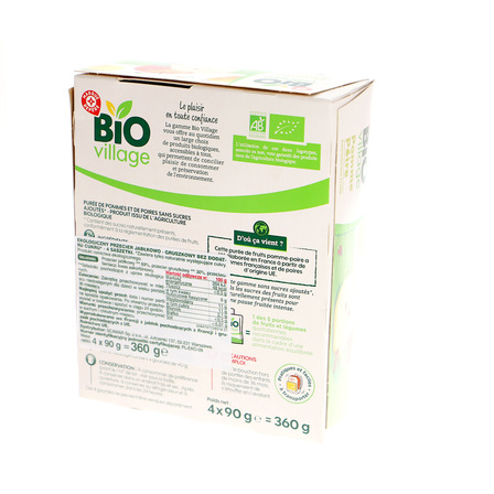 BIO VILLAGE PRZECIER JABŁKO GRUSZKA 360G (7)