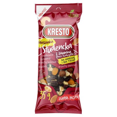 KRESTO Mieszanka studencka z żurawiną 35 g (1)