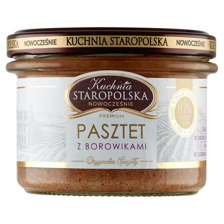 Kuchnia Staropolska Premium Pasztet z borowikami 160 g (1)