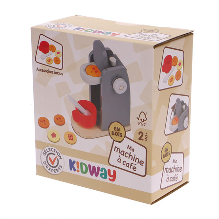 Kidway zabawkowy ekspres do kawy drewno (1)
