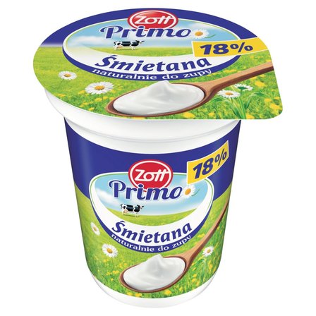 Zott Primo Śmietana 18 % 330 g (1)