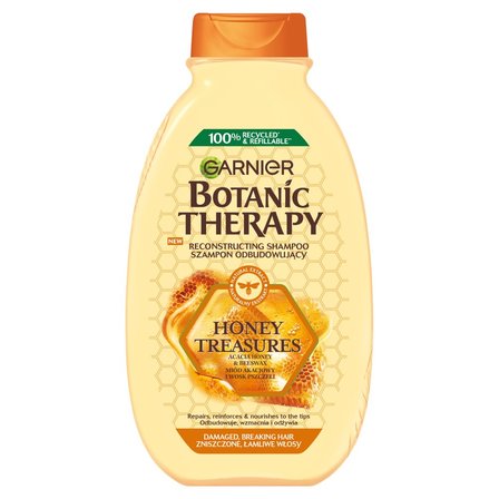 Garnier Botanic Therapy Szampon do włosów bardzo zniszczonych Miód & propolis 400 ml (1)