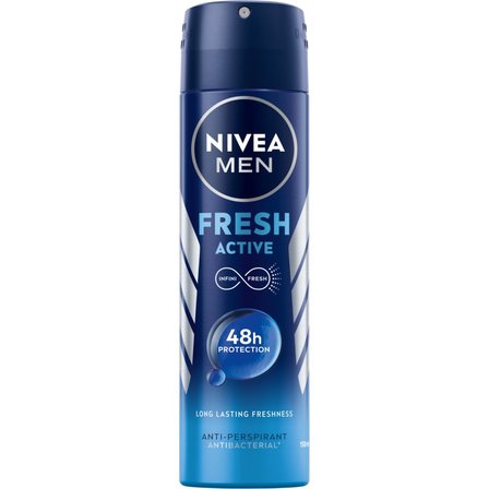 Nivea MEN Fresh Active Antyperspirant spray 150 ml (1)