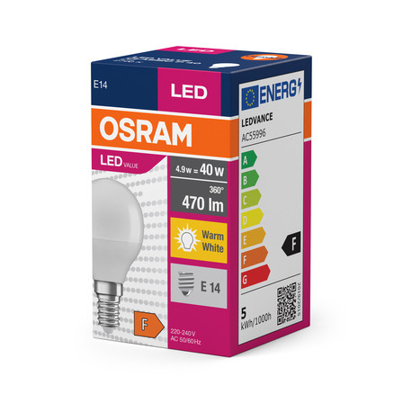 OSRAM ŻARÓWKA VALUE LED 5.7W E14 (1)