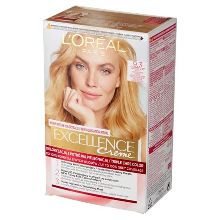 L'Oréal Paris Excellence Farba do włosów bardzo jasny blond złocisty 9.3 (2)