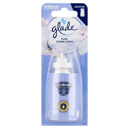 Glade Sense & Spray Pure Clean Linen Zapas do automatycznego odświeżacza powietrza 18 ml (1)