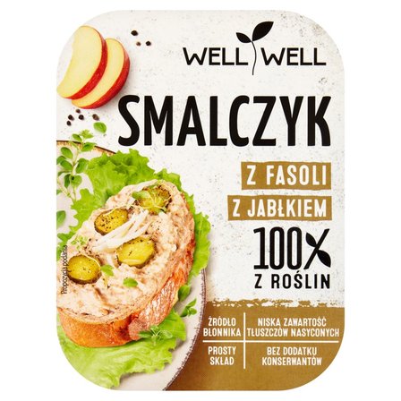 Well Well Smalczyk z fasoli z jabłkiem 125 g (1)