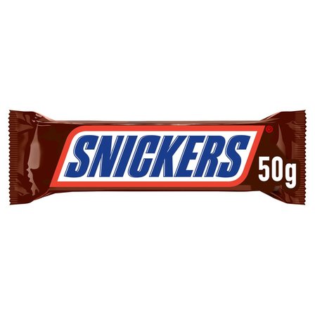 Snickers Czekolada mleczna z nugatem i nadzieniem karmelowym z orzeszkami ziemnymi 50 g (2)