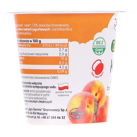 DANMIS KOZI JOGURT BRZOSKWINIOWY 125G (9)