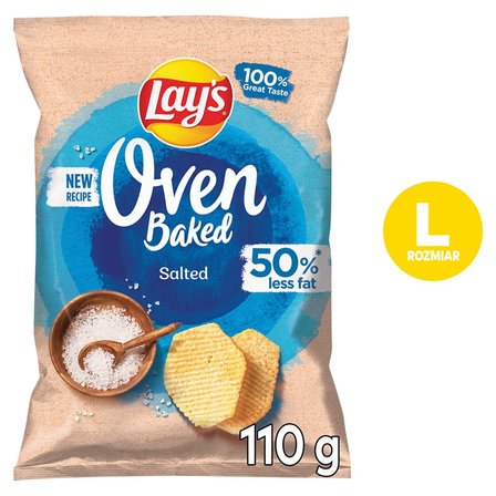 Lay's Oven Baked Pieczone formowane chipsy ziemniaczane solone 110 g (2)