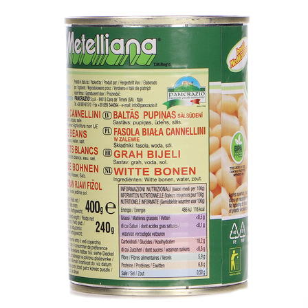 Metelliana Fasola biała 400g (3)