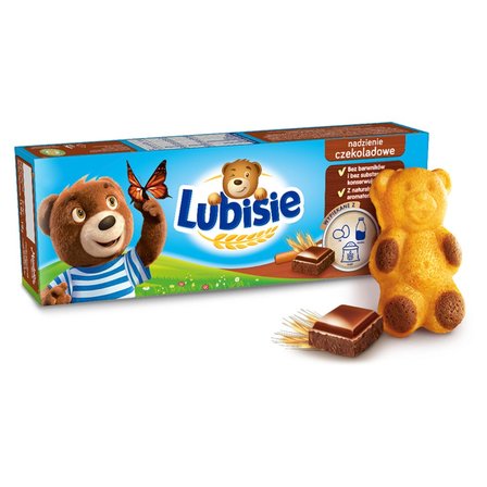 Lubisie Ciastko biszkoptowe z nadzieniem czekoladowym 150 g (5 x 30 g) (3)