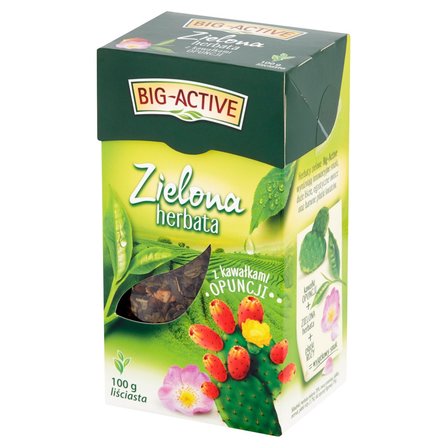 Big-Active Herbata zielona z kawałkami opuncji liściasta 100 g (2)