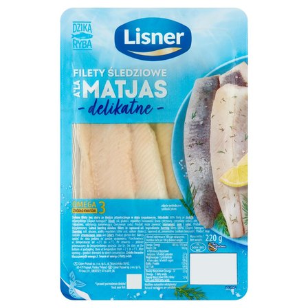 Lisner Filety śledziowe a'la Matjas delikatne 220 g (1)