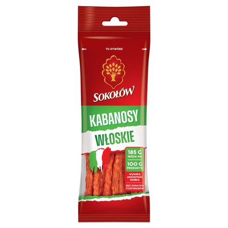 Sokołów Kabanosy włoskie 100 g (1)