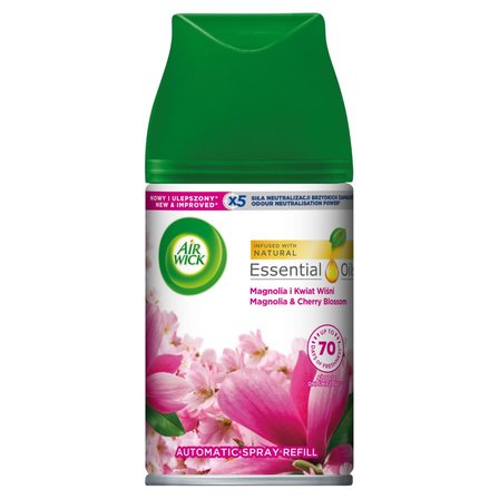 Air Wick Wkład do automatycznego odświeżacza powietrza magnolia i kwiat wiśni 250 ml (1)