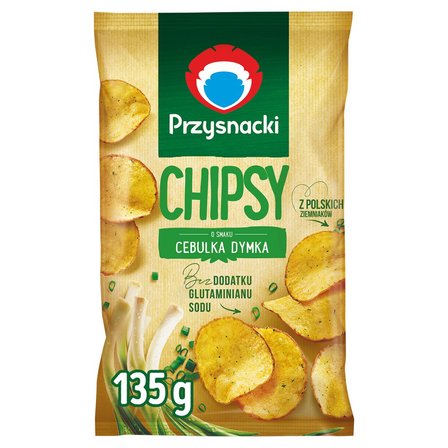 Przysnacki Chipsy o smaku cebulka dymka 135 g (2)