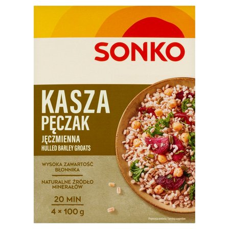 Sonko Kasza jęczmienna pęczak 400 g (4 x 100 g) (1)