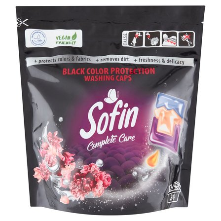 Sofin Complete Care Black Color Protection Kapsułki do prania 576 g (24 prania) (1)