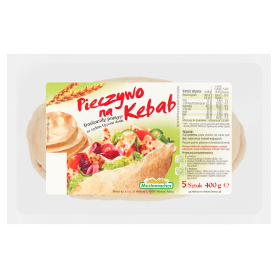 Mestemacher Pieczywo na kebab 400 g (5 sztuk) (1)