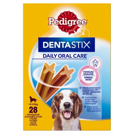 Pedigree DentaStix 10-25 kg Karma uzupełniająca dla psów 720 g (4 x 180 g) (1)