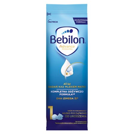 Bebilon 1 Advance Pronutra Mleko początkowe od urodzenia 27,6 g (1)