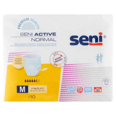 Seni Active Normal Medium Elastyczne majtki chłonne 10 sztuk (1)