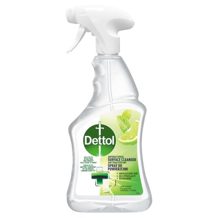 Dettol Antybakteryjny spray do powierzchni o zapachu limonki z miętą 500 ml (1)