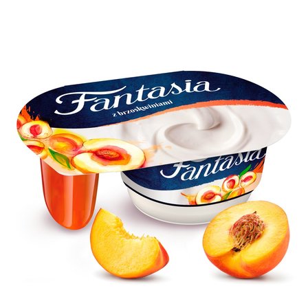 Fantasia Jogurt kremowy z brzoskwiniami 118 g (2)