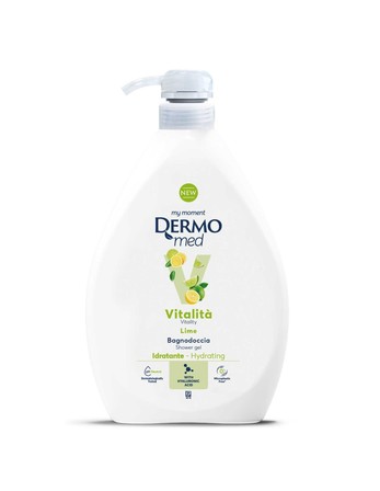 DERMOMED Żel pod prysznic LIMONKA, 1000 ml z pompką (1)