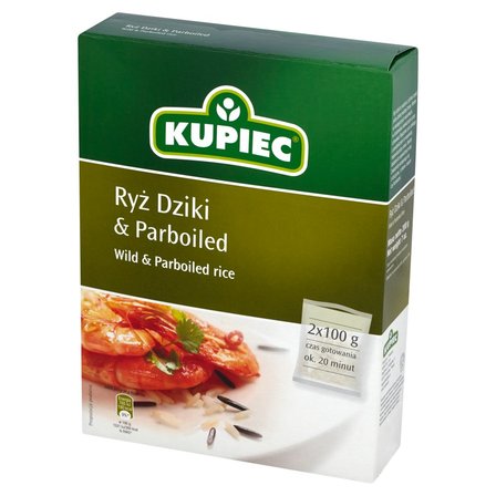 Kupiec Ryż dziki i parboiled 200 g (2 torebki) (2)