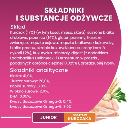 PURINA ONE Bifensis Junior Karma dla kociąt bogata w kurczaka 800 g (4)