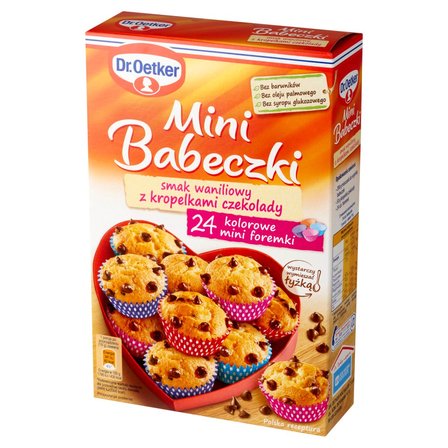 Dr. Oetker Mini babeczki smak waniliowy z kropelkami czekolady 250 g (2)