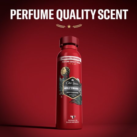 Old Spice Wolfthorn Dezodorant W Sprayu Dla Mężczyzn, 150ml, 48H Świeżości, 0% Aluminium (2)